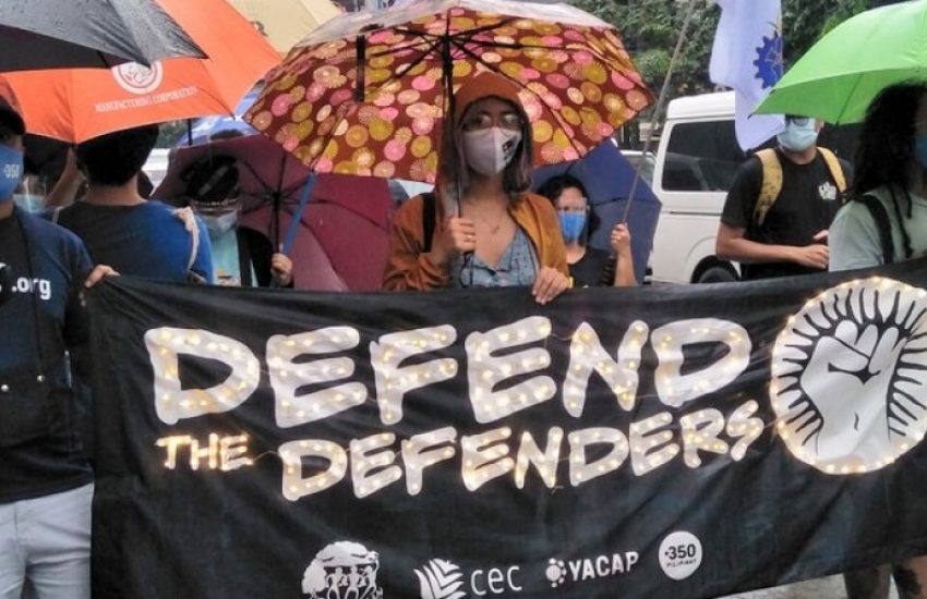 Protest march to defend the defenders (c) Kalikasan PNE