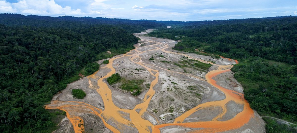 Gold mining in Madre de Dios in Peru. Photo by Tom Laffay