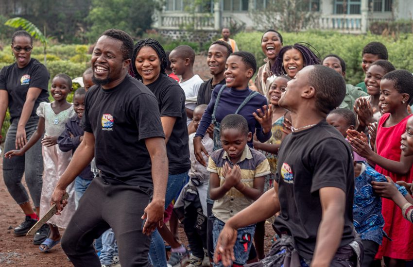 Youth dancing in Virunga_ Photo Musicians Without Borders
