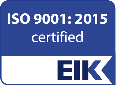 ISO 9001:2015 EIK logo ENG