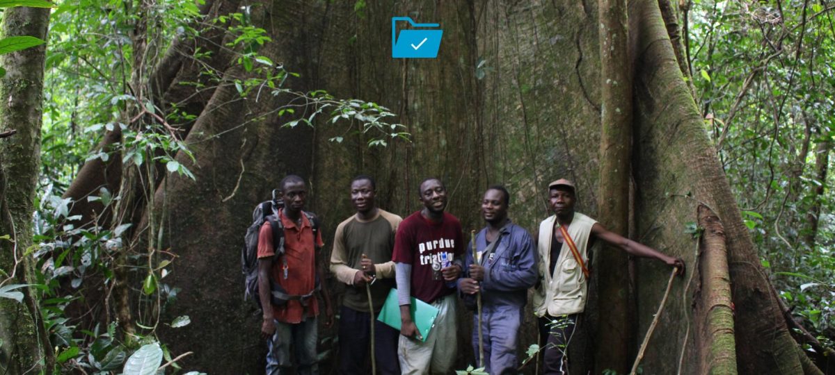A Rocha Ghana staff in Atewa forest © A Rocha Ghana